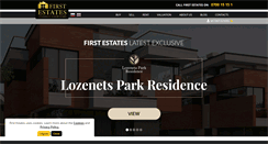 Desktop Screenshot of first-estates.com